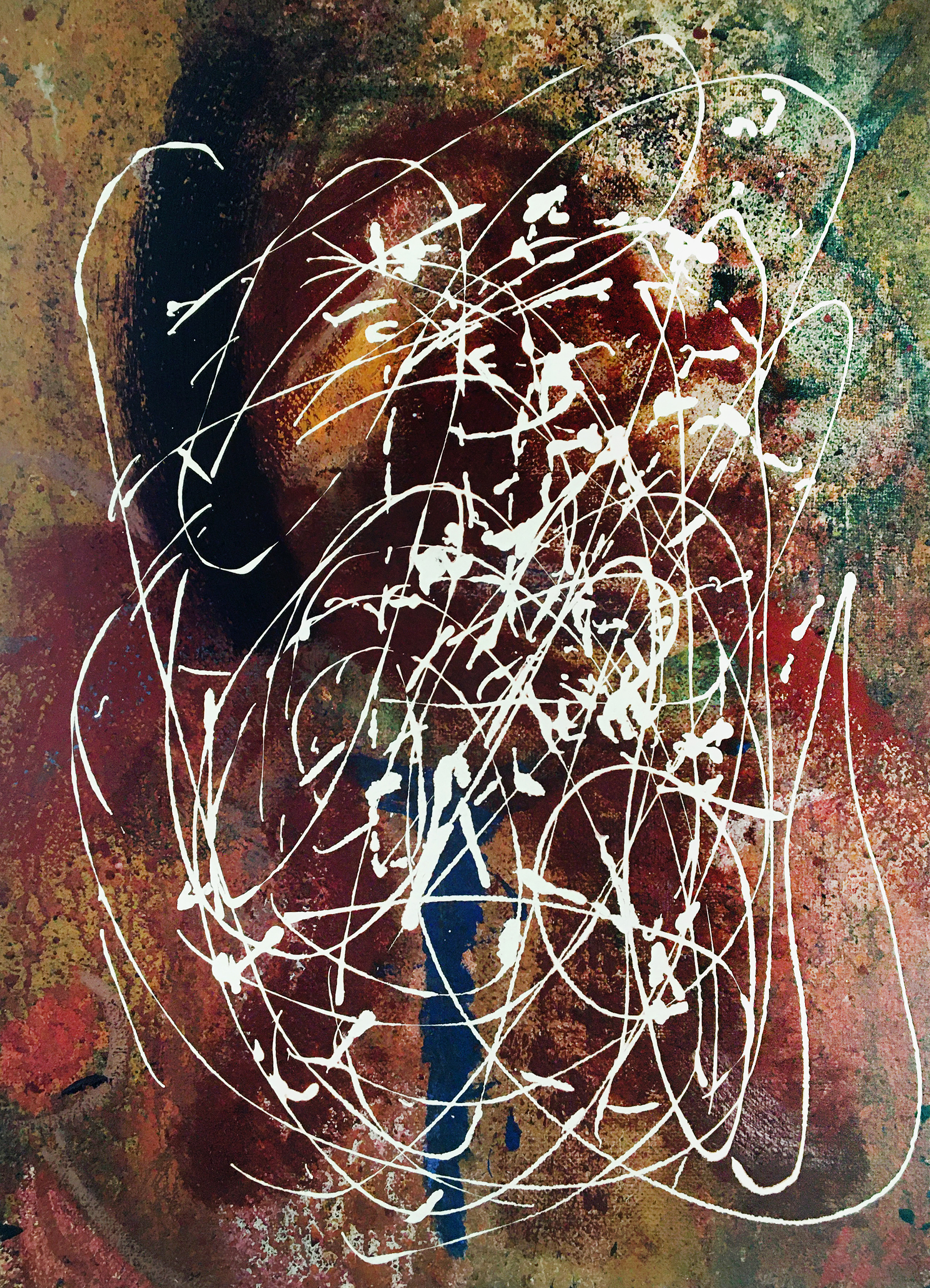2012, Schatten, Malerei, Öl, Acryl auf Leinwand