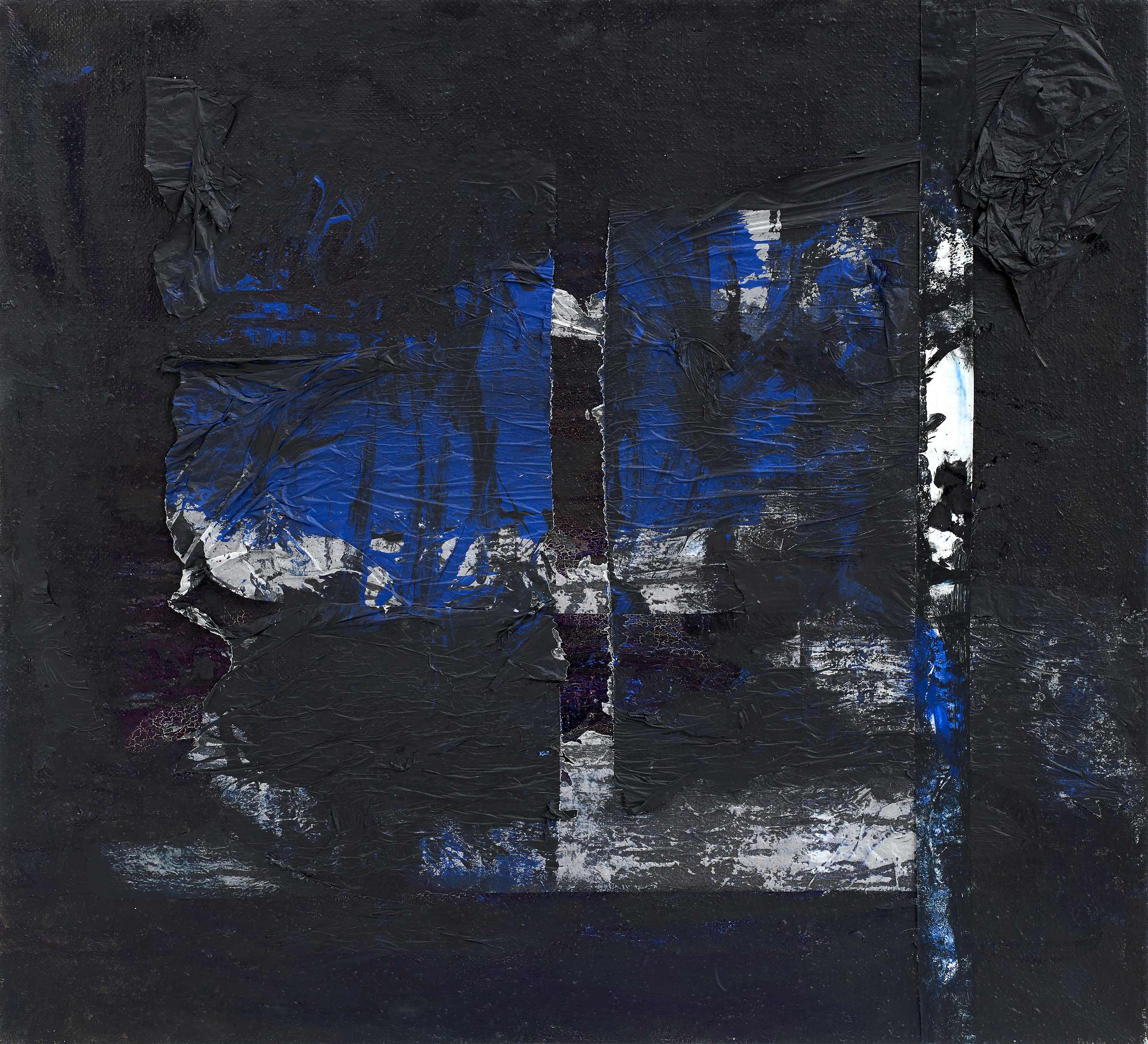 2015, Yuggoth, Malerei, Öl, Acryl, Collage auf Leinwand